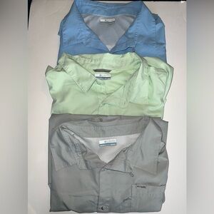 Lot of 3 Columbia PFG Slack Tide SS Camp Shirt 3XLT